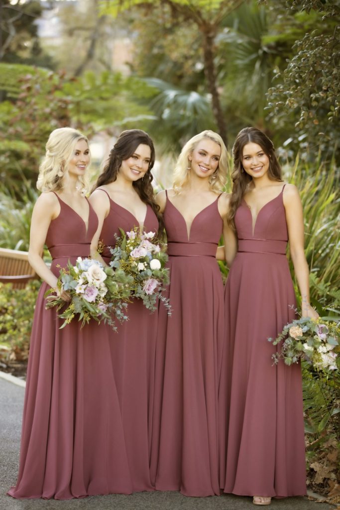 9306-sorella vita-essense of australia, pure bridal, bridesmaids dresses, chiffon, straps