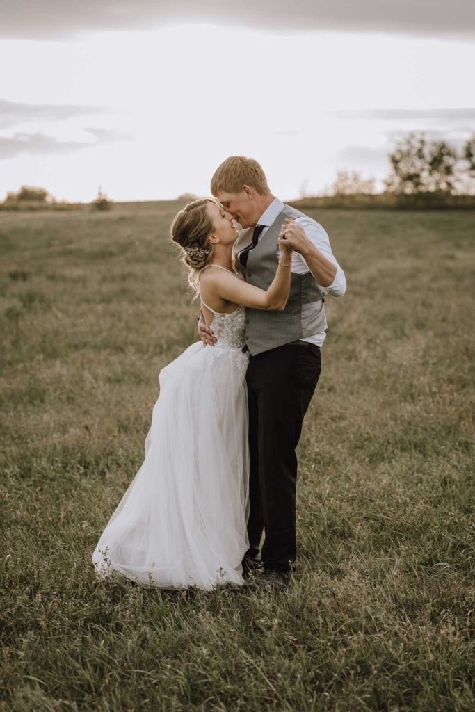 Stella York-PureBridal-halter top, tulle, wedding dress. edmonton bridal shop